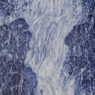 《飞瀑》作品细节 2