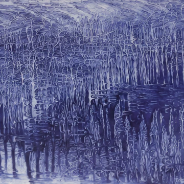 《暮林》作品细节 3